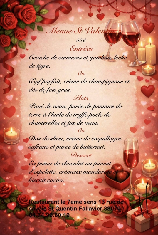 Le 7eme Sens - Restaurant Saint-Quentin-Fallavier - Restaurant Villefontaine